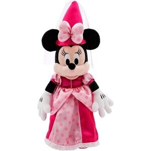 Minnie Mouse 22" Disney World Parks Pink Plush Doll Pink Princess, Disneyland